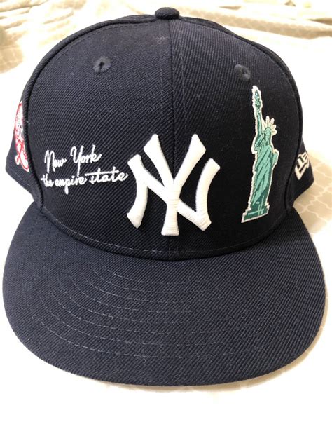 New York Pride: Yankees Hat with Statue of Liberty Emblem